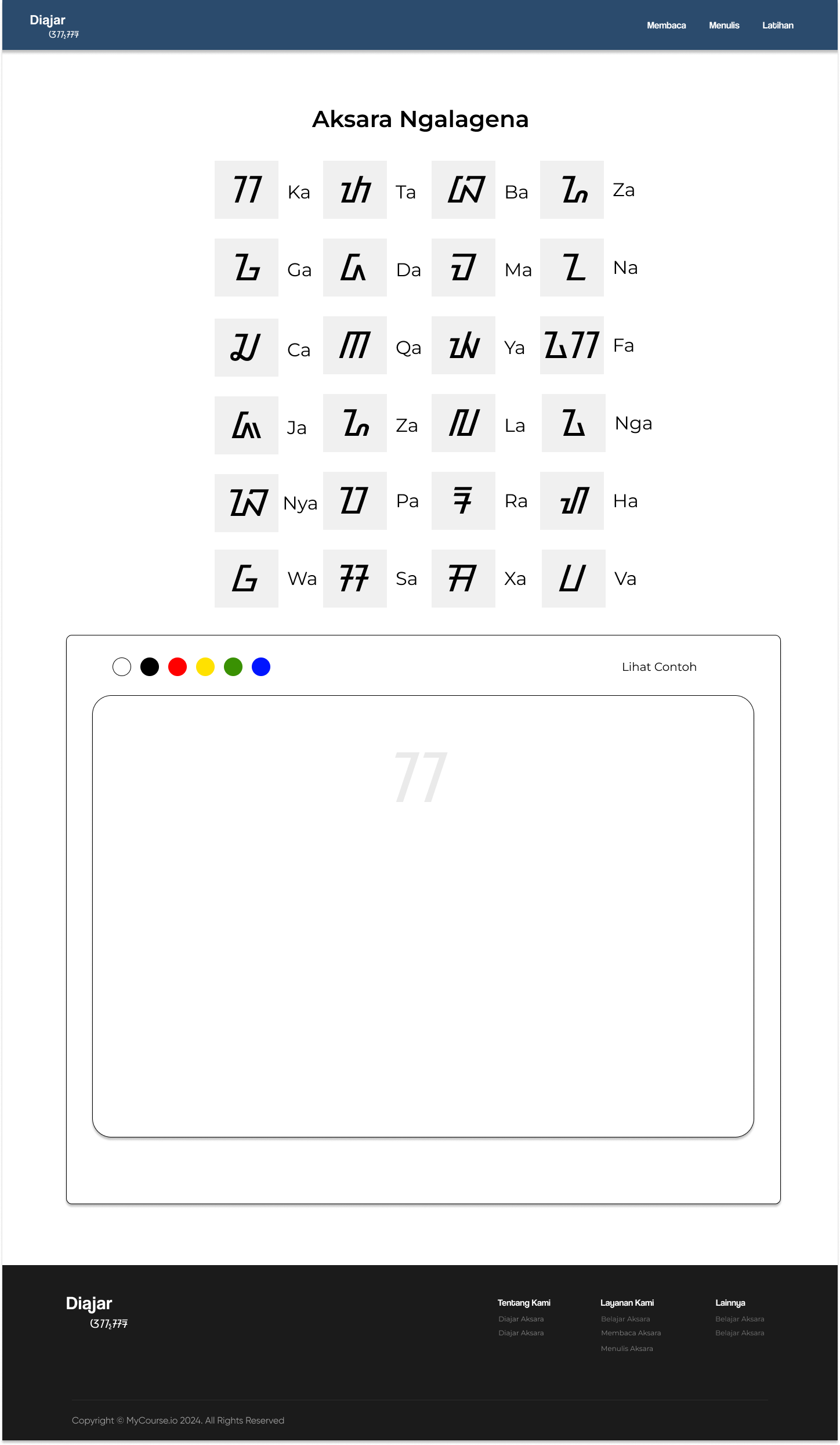 Writing practice