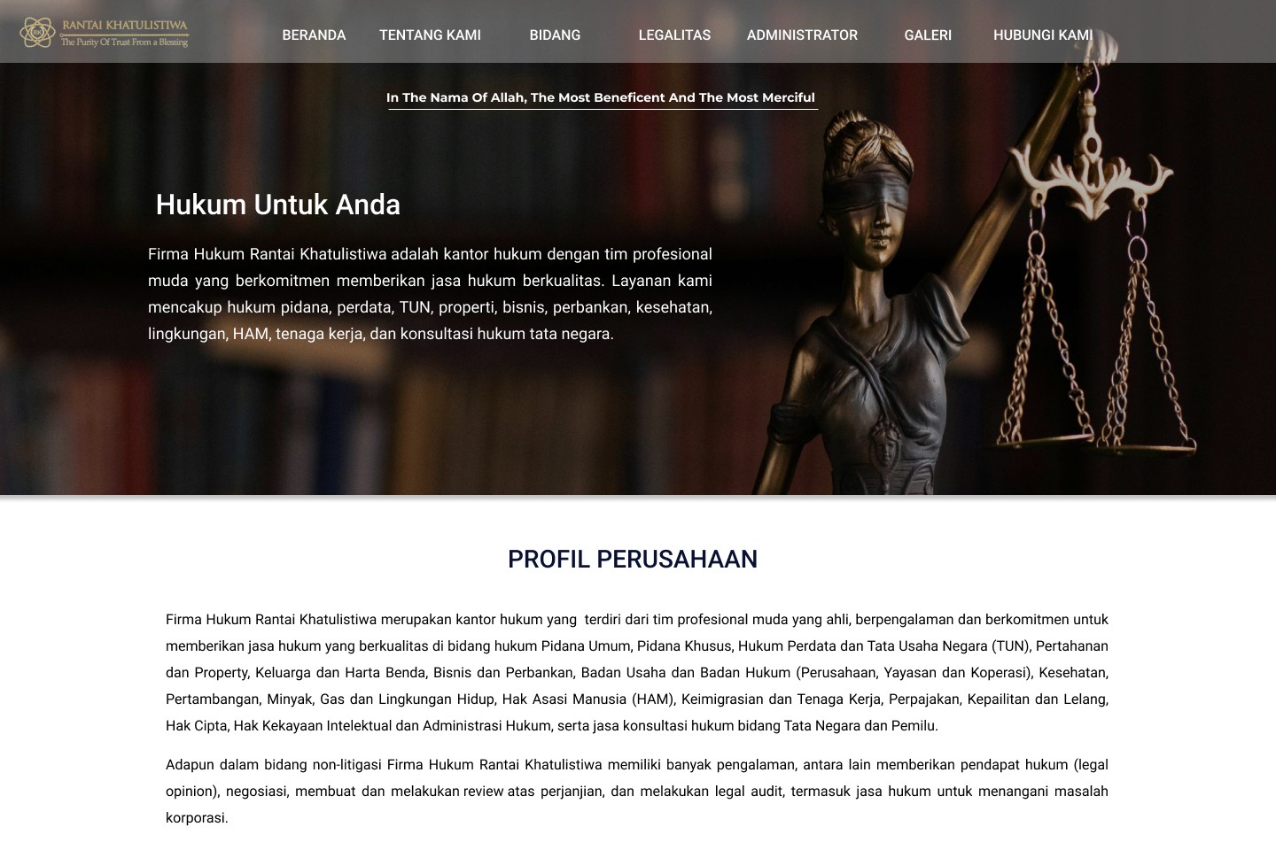 RK Law Firm - Corporate Website