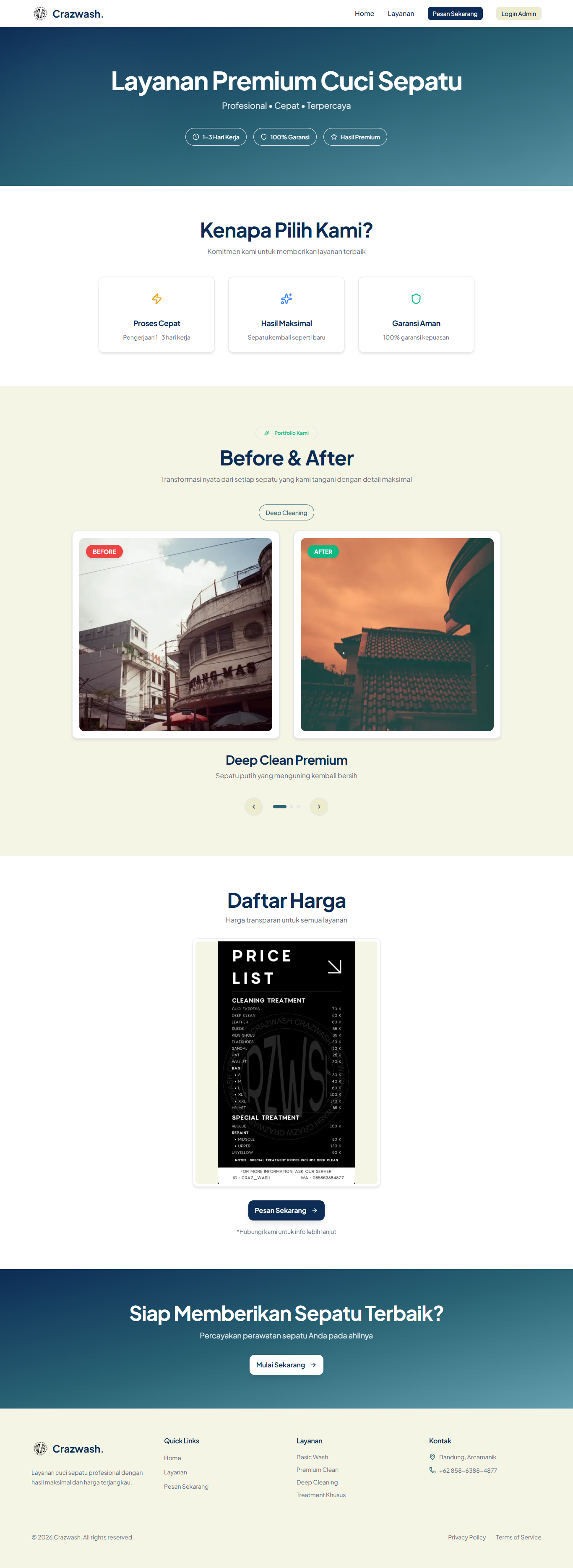 Service catalog