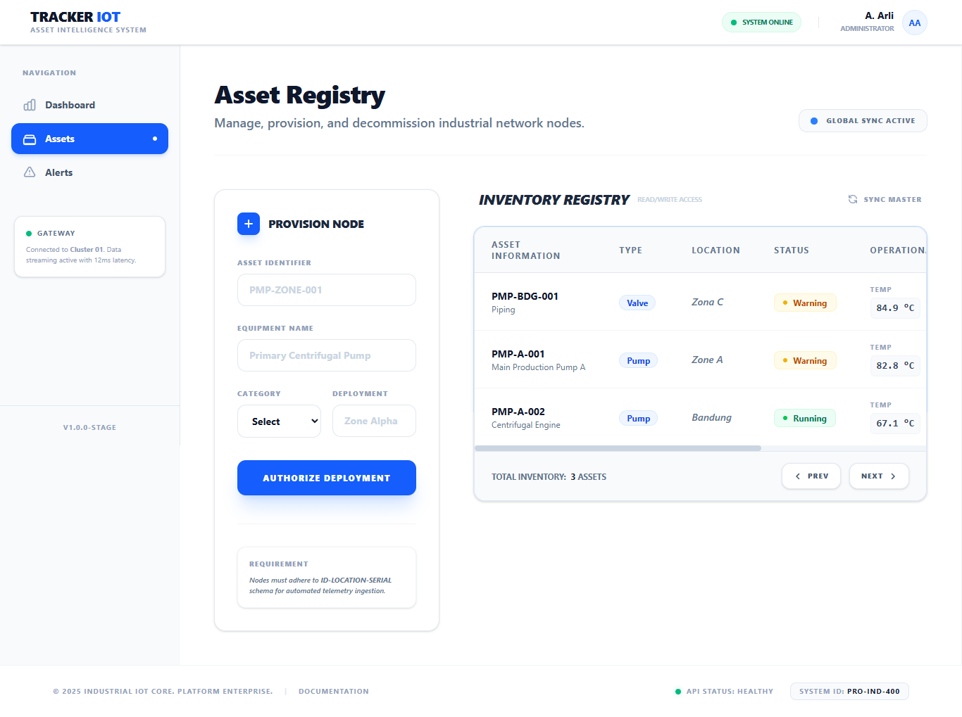 Assets IOT